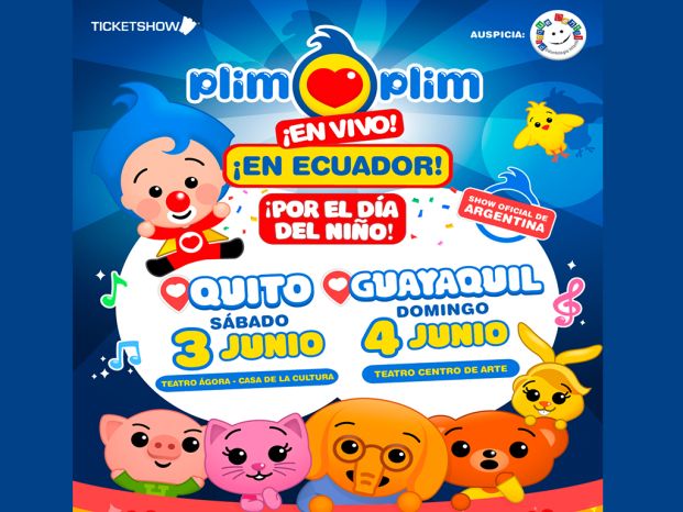 Parque Dental te invita al gran show de Plim Plim por el Día del Niño
