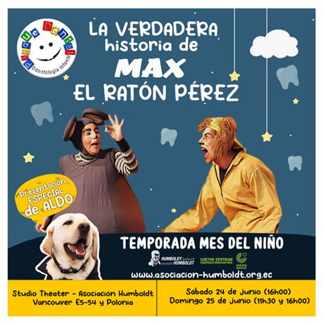 Parque Dental te invita a la obra de teatro ´La verdadera historia de Max el Ratón Pérez´